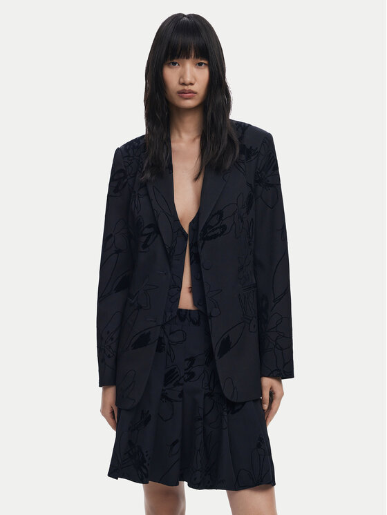 Desigual Сако Flockarty 25WWEW19 Черен Regular Fit