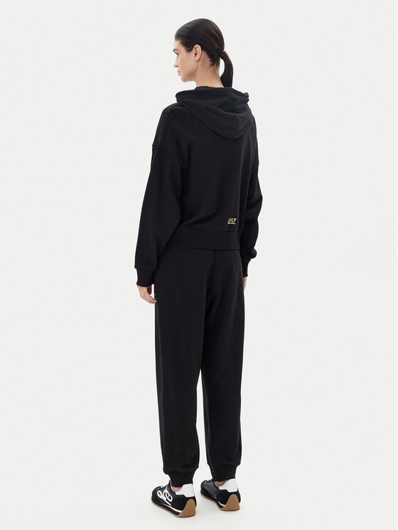 EA7 Emporio Armani EA7 Emporio Armani Tepláková souprava 7W000110 AF12473 MC004 Černá Loose Fit
