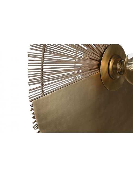 MIAhome MIAhome Kinkiet metalowy Sconce Złoty