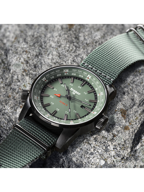 Traser Traser Zegarek TS-109035 Zielony