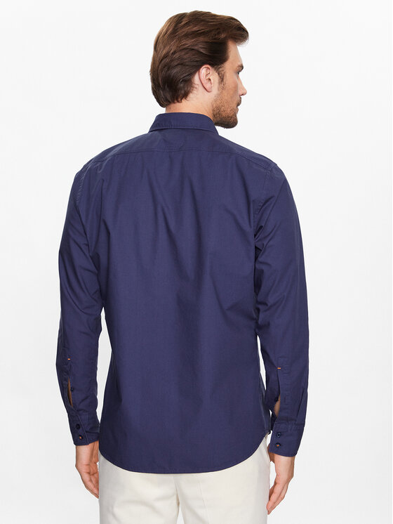 BOSS Boss Srajca 50489319 Modra Regular Fit