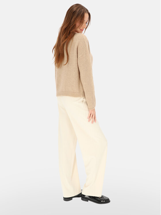 L’AF L’AF Sweter Nelli Beżowy Regular Fit
