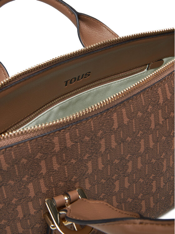 TOUS TOUS Ročna torba Bowling Tous Buckles Silhouette 2002201543 Rjava