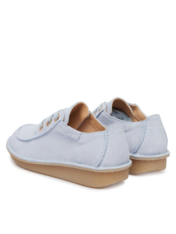 Clarks Clarks Polobotky Funny Dream 26186661 Světle modrá