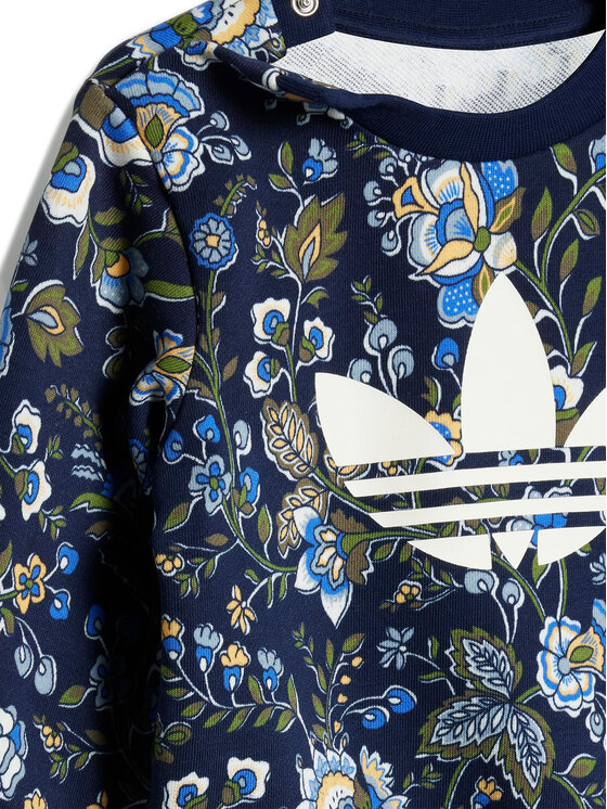adidas adidas Tepláková súprava Liberty London JY3019 Tmavomodrá Regular Fit
