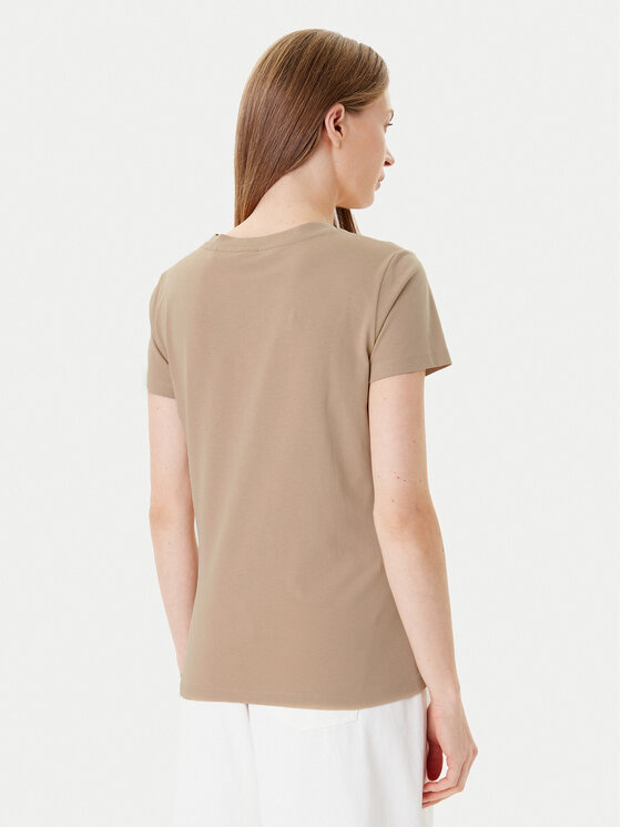 BOSS BOSS T-krekls C_Esogo_1 50506973 Bēšs Slim Fit