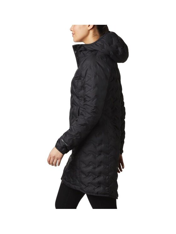 Columbia Columbia Kurtka zimowa Delta Ridge ong Down Jacket 1909254010 Czarny Regular Fit