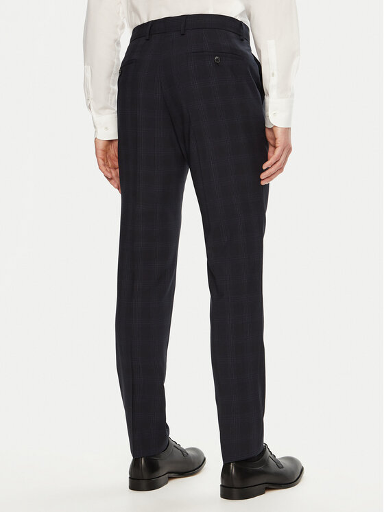 BOSS BOSS Garnitur 50538032 Granatowy Slim Fit
