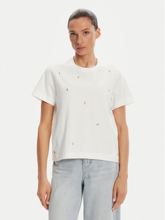Vero Moda Vero Moda T-Shirt 10325318 Biały Regular Fit