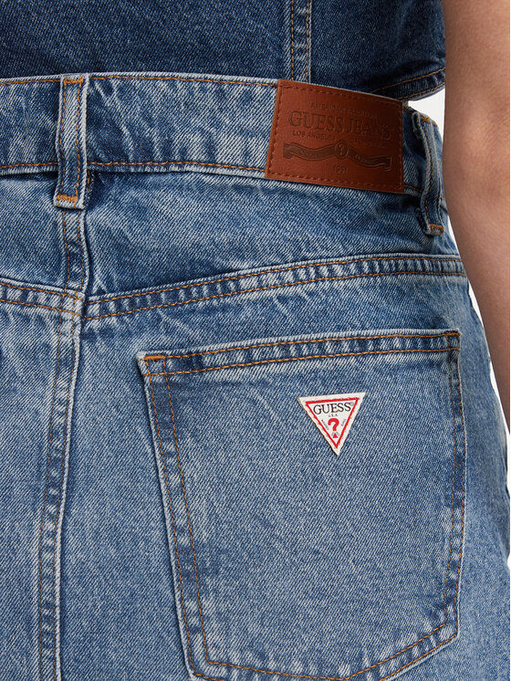 Guess Jeans Guess Jeans Farmer szoknya W5GD0Q D5M4A Kék Regular Fit