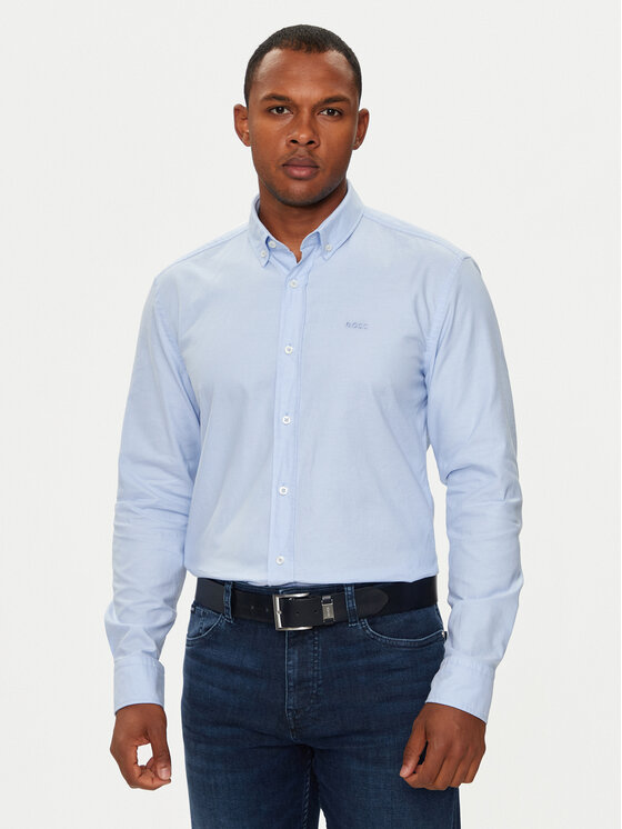 Boss Košeľa 50520259 Modrá Casual Fit