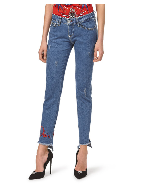 PHILIPP PLEIN PHILIPP PLEIN Jeansy 30868 Niebieski Skinny Fit