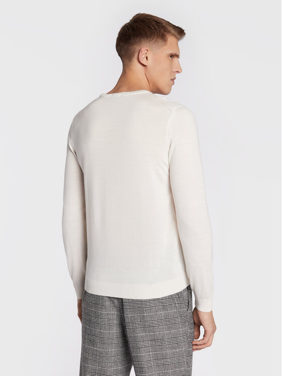 Maglione Leno-P 50468239 Beige Slim Fit