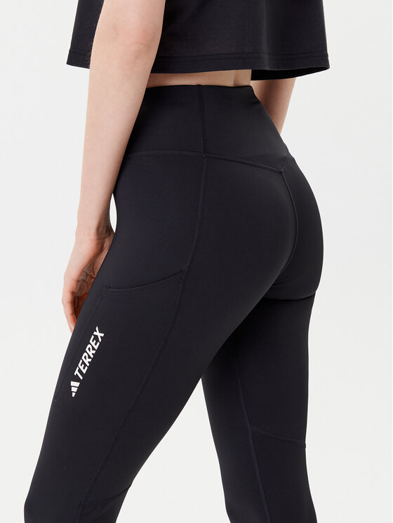 adidas adidas Leggings Terrex Multi JF1266 Fekete Slim Fit
