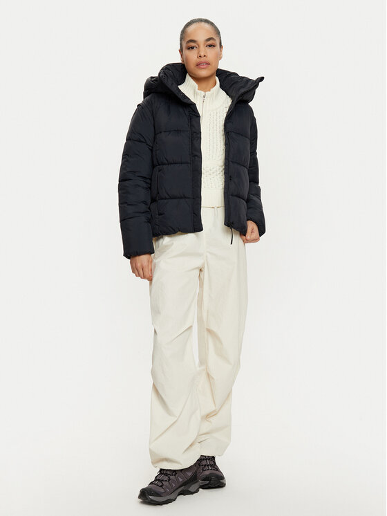 4F 4F Zimní bunda 4FWAW24TDJAF470 Černá Regular Fit