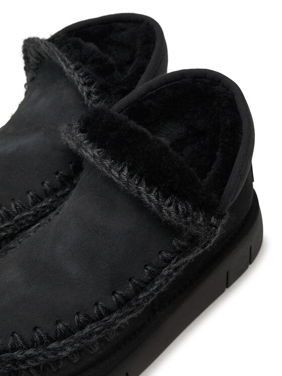 Mou Mou Śniegowce Eskimo Bounce Sneaker FW531009A Czarny