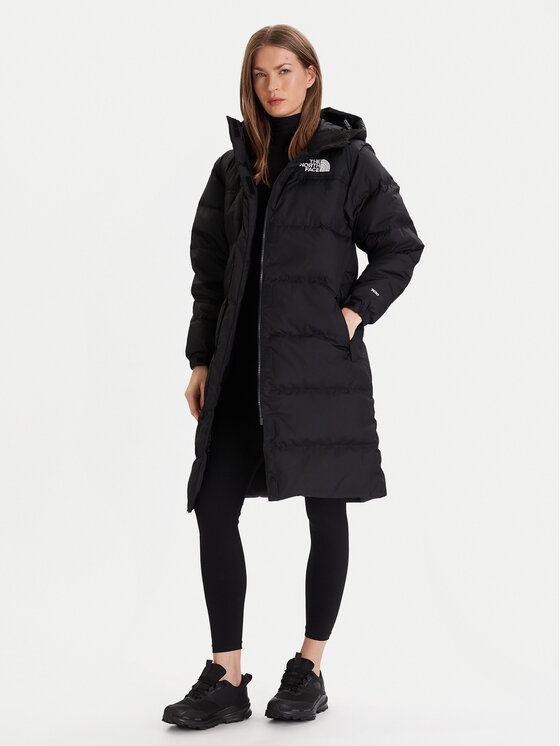 The North Face The North Face Παλτό χειμωνιάτικο Nuptse NF0A832K Μαύρο Loose Fit