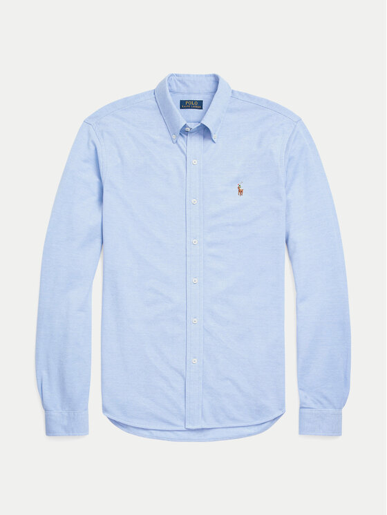 Polo Ralph Lauren Polo Ralph Lauren Košile 710932545001 Světle modrá Custom Fit
