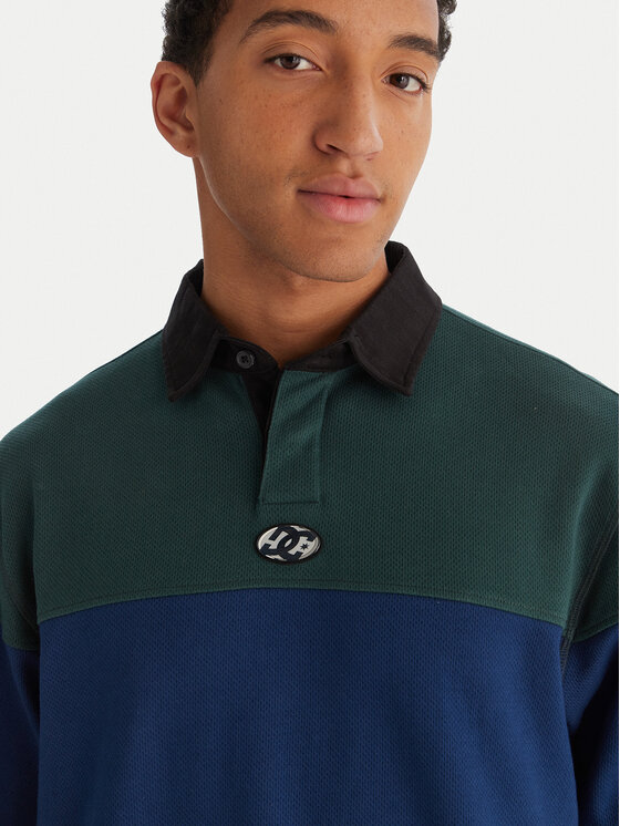 DC Shoes DC Shoes Поло Second Half EDYKT03536 Зелений Regular Fit