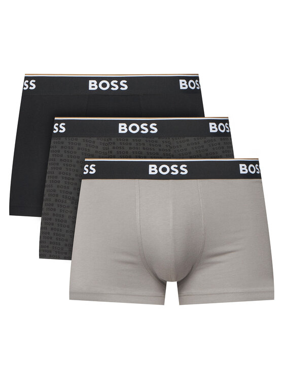 BOSS BOSS Set de boxeri﻿ Trunk 3P Power Desig 50554443 Gri