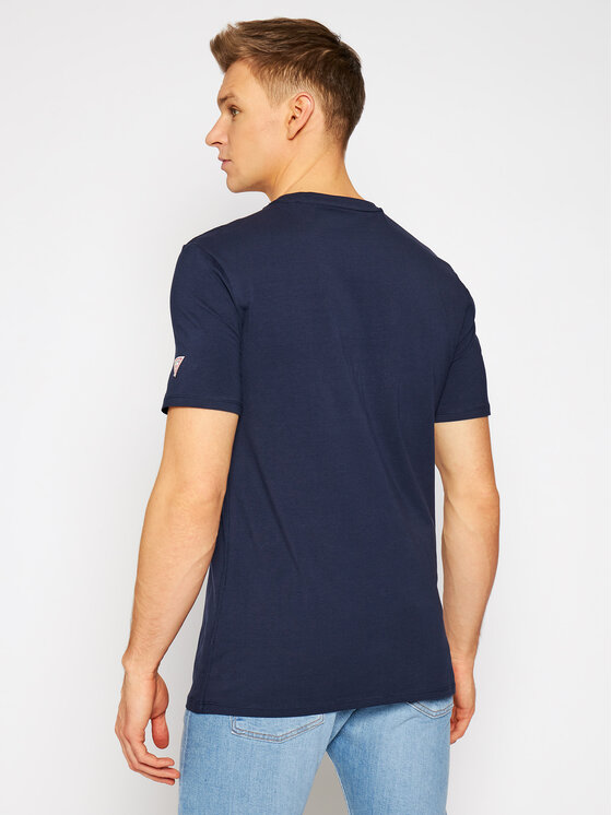 Guess Guess T-Shirt M1RI82 J1311 Σκούρο μπλε Slim Fit