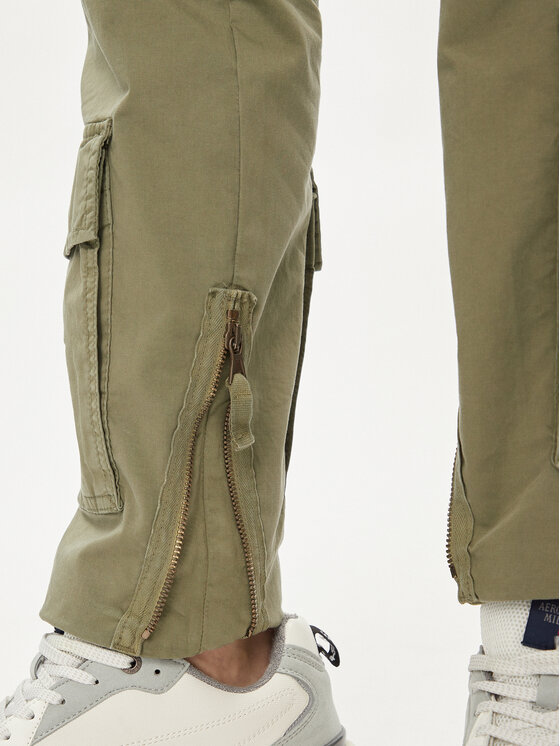 Aeronautica Militare Aeronautica Militare Pantaloni di tessuto 241PA1387CT1493 Verde Regular Fit