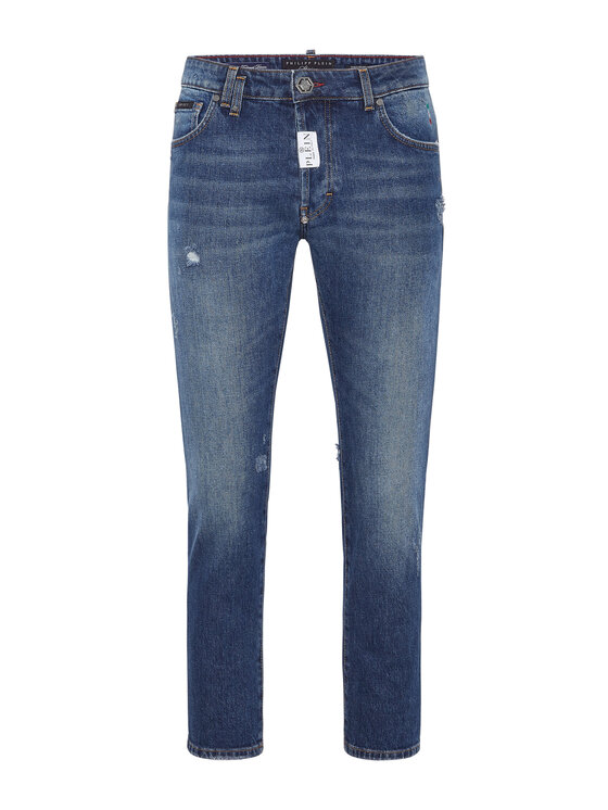 PHILIPP PLEIN PHILIPP PLEIN Džínsy 14811 Modrá Skinny Fit