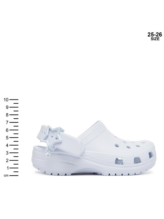 Crocs Crocs Klapki Classic Star Buckle Clog 214369 Niebieski jasny