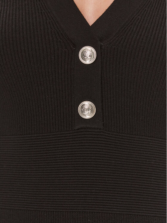 Liu Jo Liu Jo Kootud kleit MF3381 MA18F Must Slim Fit