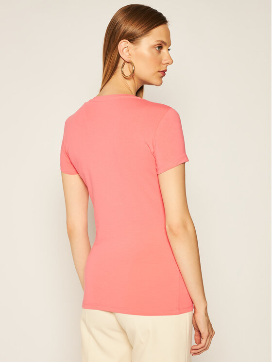 Guess Guess Marškinėliai Emma W0YI0F J1300 Rožinė Regular Fit