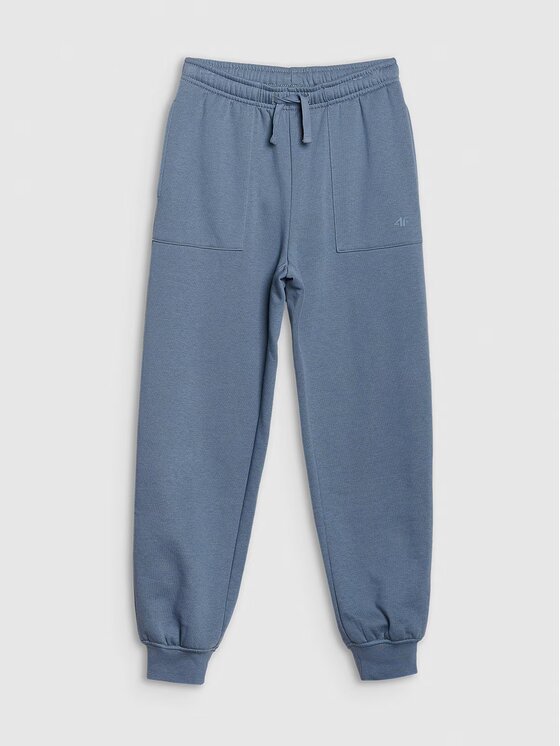 4F 4F Pantaloni da tuta 4FJRSS25TTROM1340-32S Blu Regular Fit