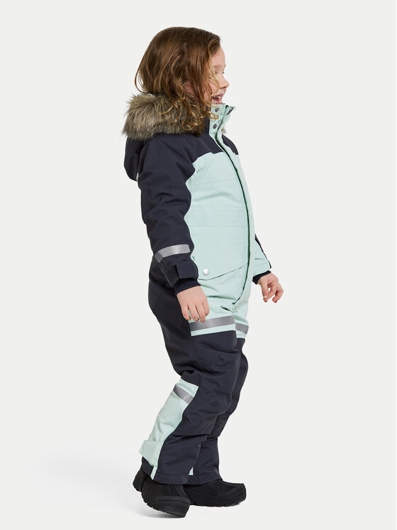 Didriksons Didriksons Зимен детски гащеризон Bjärven 505466 Зелен Regular Fit