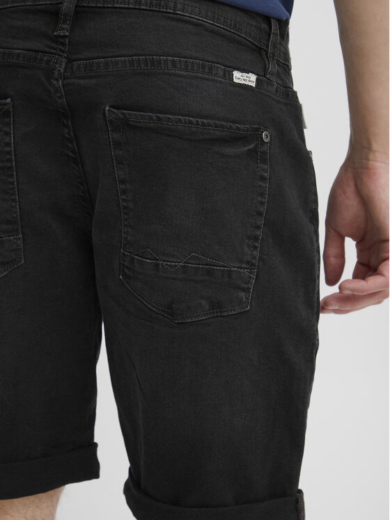 Blend Blend Jeansshorts 20715422 Schwarz Regular Fit