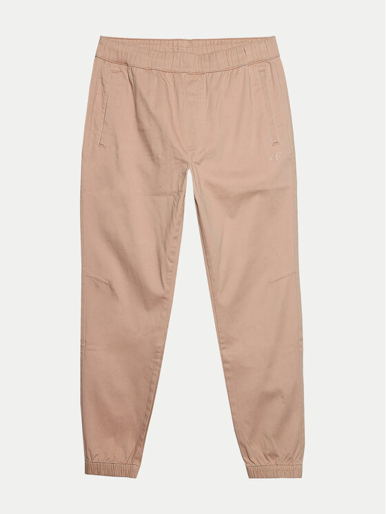4F 4F Долнище анцуг 4FWSS24TTROM646 Бежов Regular Fit