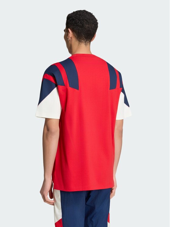 adidas adidas Koszulka techniczna 172269 Czerwony Loose Fit