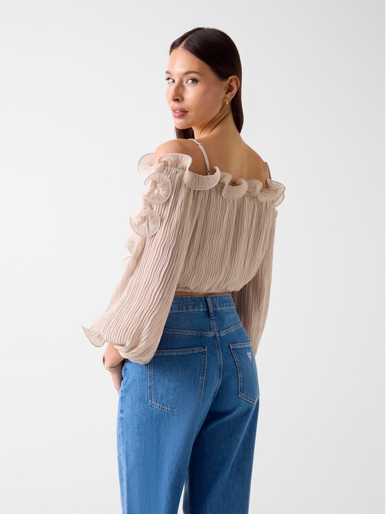 Guess Guess Top 181859 Béžová Classic Fit