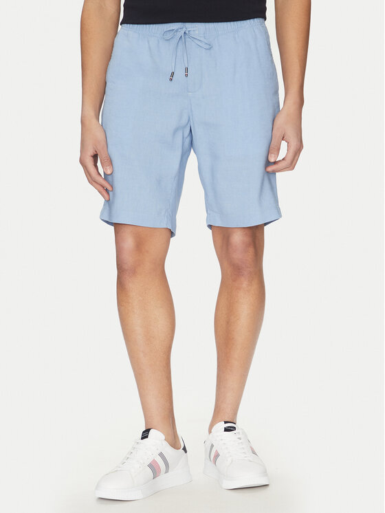 Tommy Hilfiger Tommy Hilfiger Šortky z materiálu Harlem MW0MW37804 Modrá Regular Fit