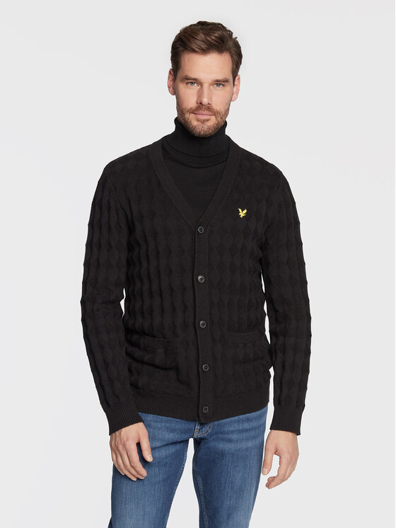 Lyle & scott shawl neck cardigan hotsell