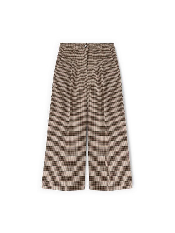Motivi Motivi Pantaloni di tessuto P103Q004186N0V2 Écru Over Fit