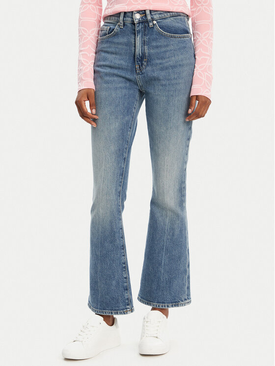 HUGO HUGO Farmer Geflare_2 50541493 Kék Skinny Fit