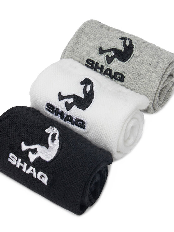 SHAQ Shaq Șosete scurte AS_SHQ_H_001W_SS25 (3-PACK) Colorat