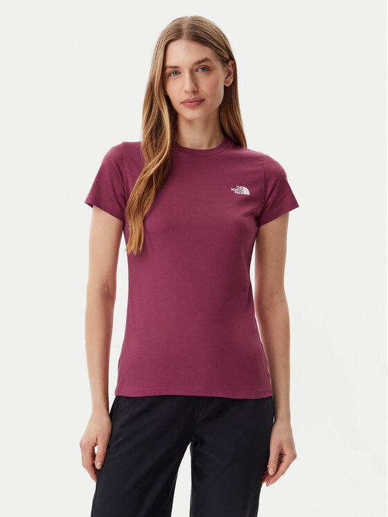 The North Face The North Face T-shirt Simple Dome NF0A87NH Rosa Regular Fit