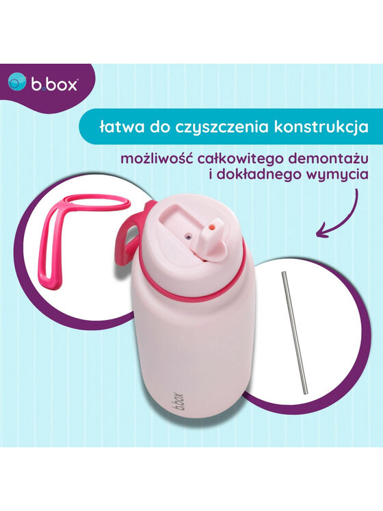 b.box b.box Butelka termiczna butelka termiczna Różowy