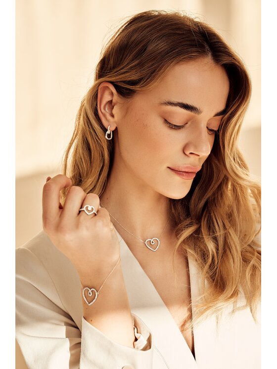 Leis Leis Bracciale Eterna Placcatura in argento rodiato