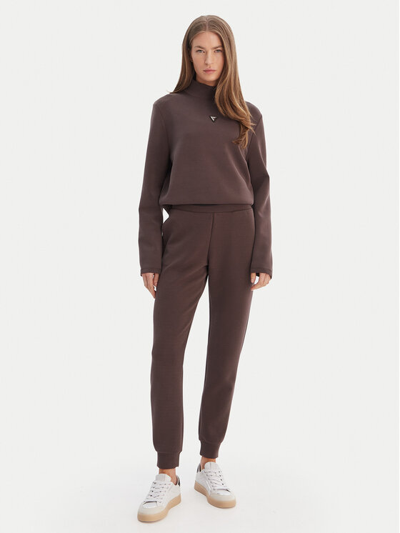 Guess Guess Pantaloni da tuta V4YB08 KCAY2 Marrone Regular Fit
