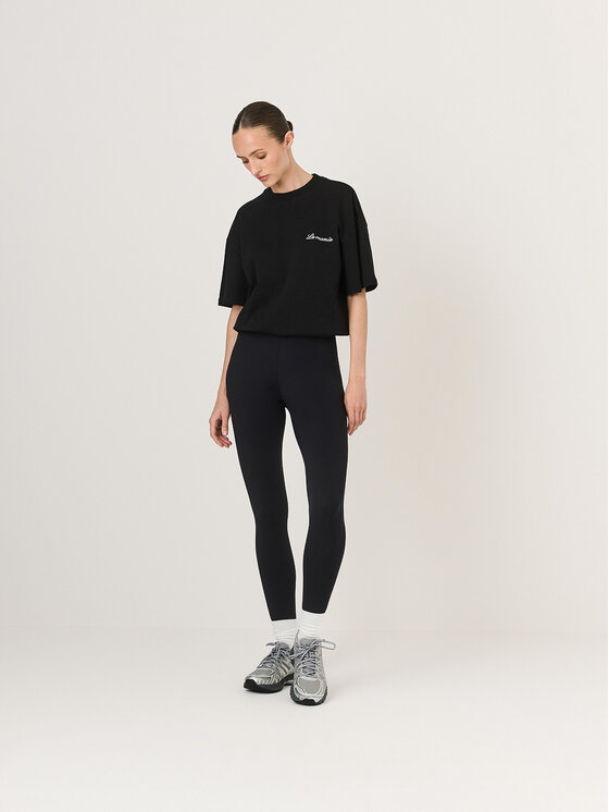 La Mania La Mania T-Shirt CARENA Czarny Classic Fit