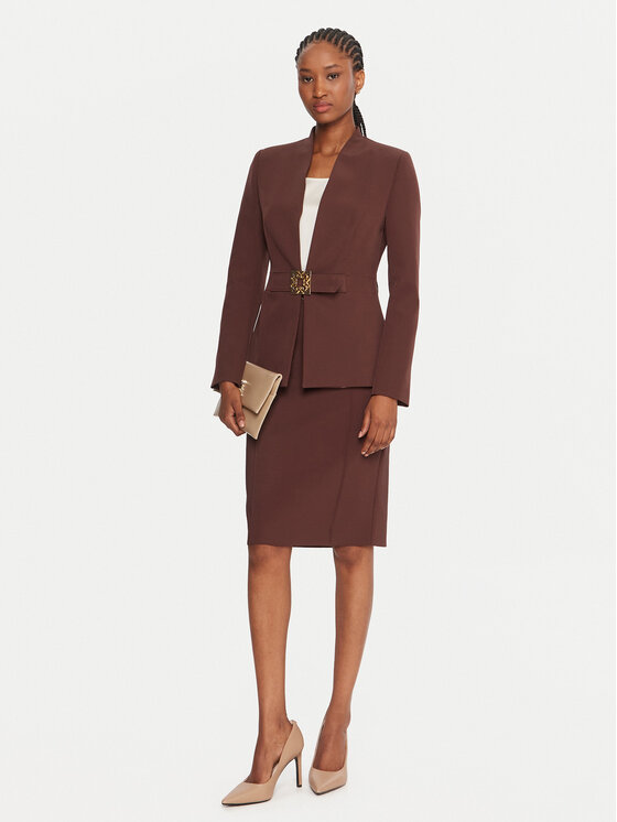 Rinascimento Rinascimento Bleizers CFC0126208003 Brūns Slim Fit