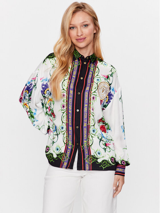 Versace Jeans Couture Cămașă 74HAL2B1 Alb Regular Fit