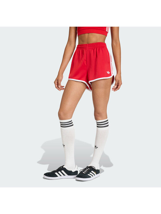 adidas adidas Športne kratke hlače 3-Stripes Sprinter KD3716 Rdeča Regular Fit