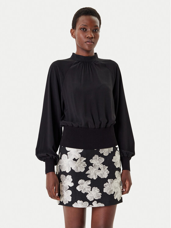 French Connection French Connection Bluse 78LZH Schwarz Regular Fit